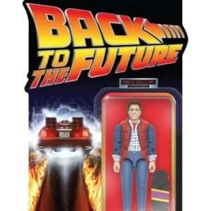 Ritorno Al Futuro Wave 1 Marty Mcfly '85 Reaction+ Figura Action Figura Super 7