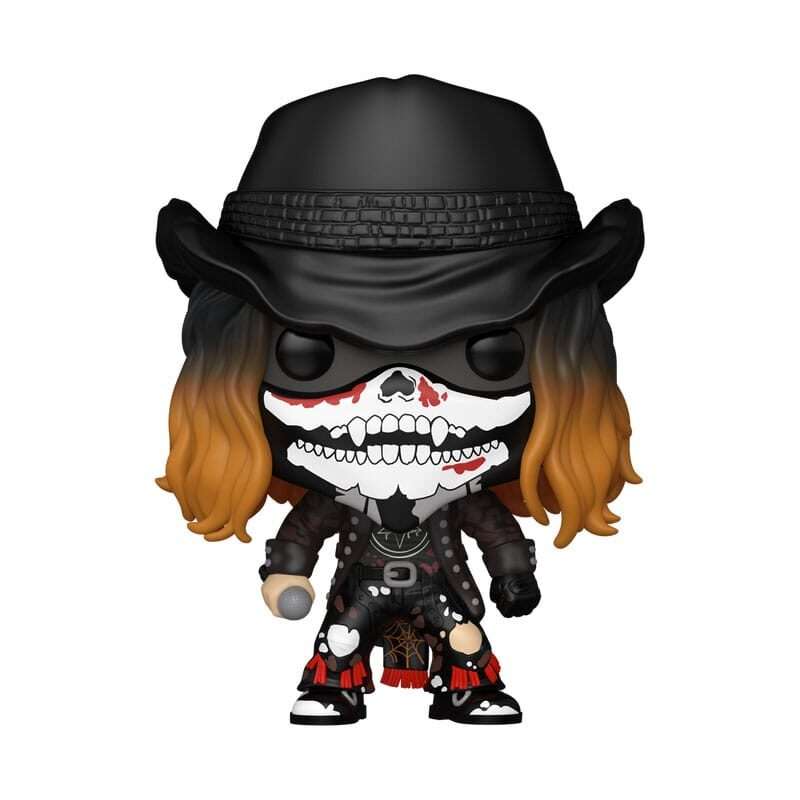 Rob Zombie Pop! Rocks Vinile Figura Rob Zombie W/bandana 9 Cm Funko