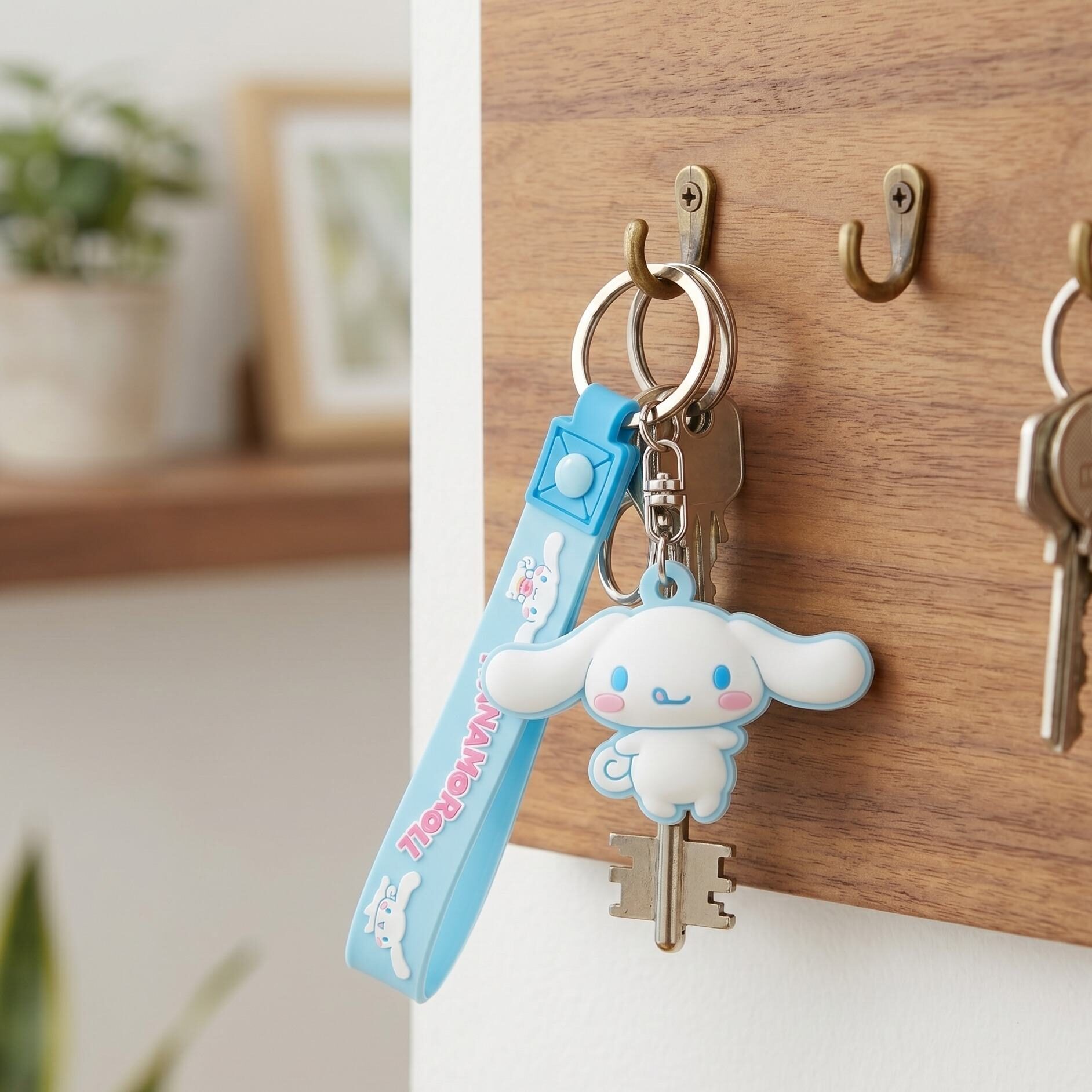 SANRIO CINNAMOROLL TASTY TREAT DOUBLE KEYCHAIN Portachiavi PYRAMID INTERNATIONAL