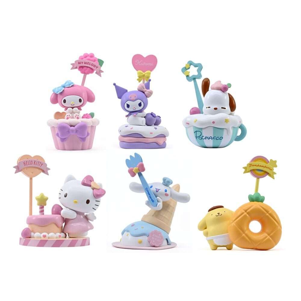 Sanrio Memo Stand Party Time Series Mini Figures Hello Kitty E Friends 5 Cm Yume Toys