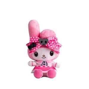 Sanrio Peluche Figura My Melody Pink Black Party Anniversary Edition 22 Cm Sakami Merchandise