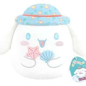 Sanrio Squishmallow Plush Figure Hello Kitty And Friends Seize The Moment Cinnamoroll Hat 20 Cm Jazwares