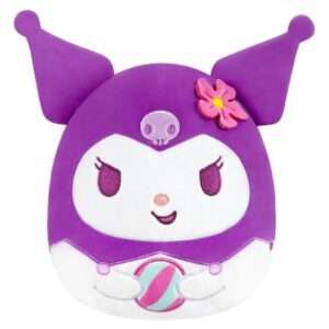Sanrio Squishmallow Plush Figure Hello Kitty And Friends Seize The Moment Kuromi Beachball 20 Cm Jazwares