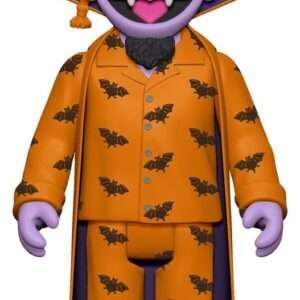 Sesame Street Reaction Action Figura Wave 06 Count Von Count (pjs) 10 Cm Super7