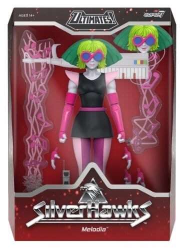 Silverhawks Ultimates Action Figure Wave 07 Melodia (Toon) Super7