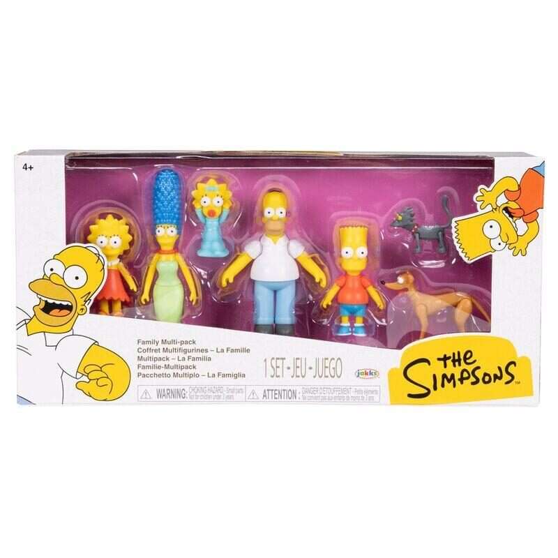 Simpsons Blister 7 Mini Figure in Pvc 6 Cm Jakks Pacific