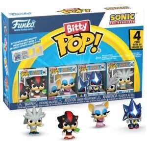 Sonic Bitty Pop! Vinile Figura 4-pack Shadow 2,5 Cm Funko