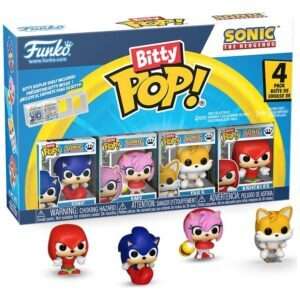 Sonic Bitty Pop! Vinile Figura 4-pack Sonic 2,5 Cm Funko