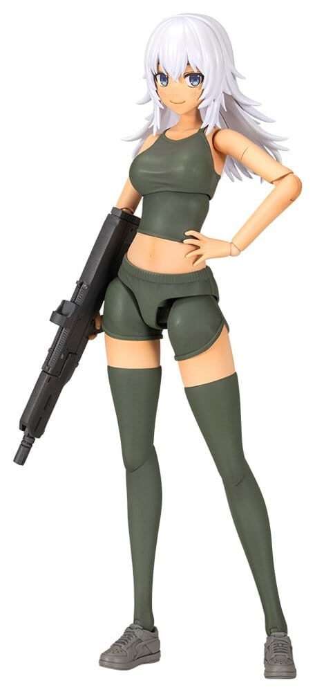 Sousai Shojo Teien Plastica Model Kit 1/10 Training Wolf 16 Cm Kotobukiya