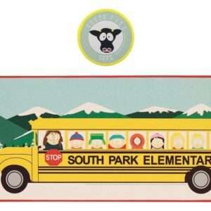 South Park Desk Pad & Sottobicchiere Set Elementary School Bus Fanattik
