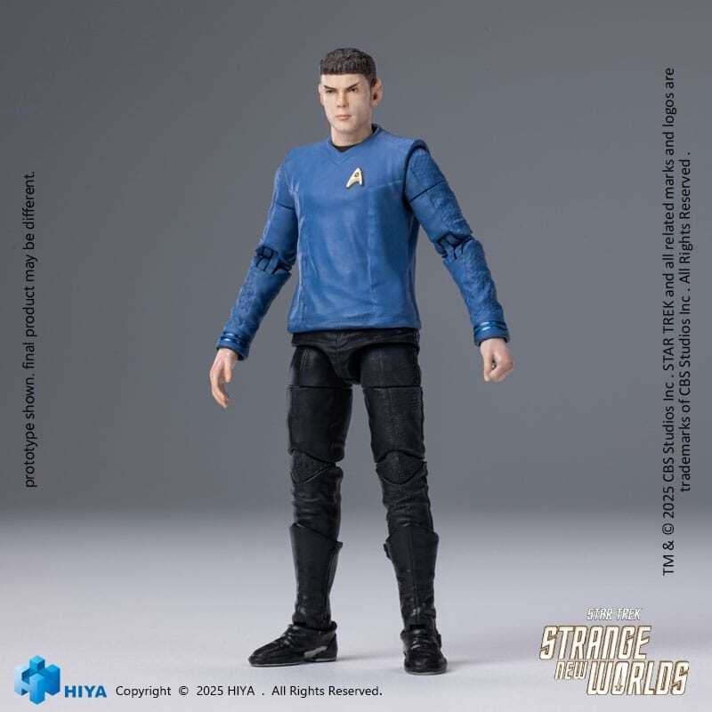 Star Trek Strange New Worlds Exquisite Mini Series Actionfigur 1/18 Spock 11 Cm Hiya Toys