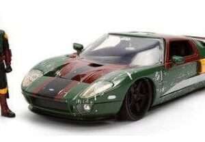 Star Wars Diecast Model 1:24 Boba Fett 2005 Ford GT Jada Toys
