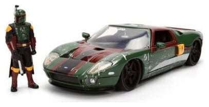 Star Wars Diecast Model 1:24 Boba Fett 2005 Ford GT Jada Toys