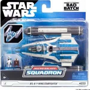 Star Wars Medium Vehicle BTL-B Y-wing Starfighter With Clone Captain Rex 13 Cm Jazwares