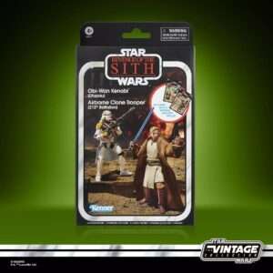 Star Wars Vintage Obi-wan Kenobi E Clone Trooper Action Figures Action Figura Hasbro