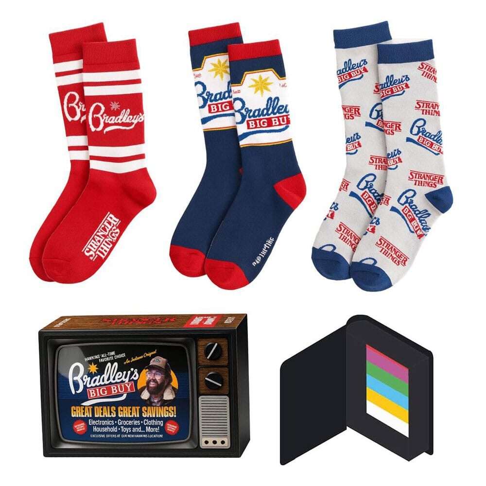 Stranger Things Calzini 3-pack 38-45 Bradley´s Big Buy Cerdá