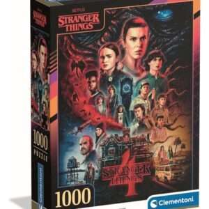 Stranger Things Jigsaw Puzzle Stranger Things 4 House (1000 Pezzi) Clementoni