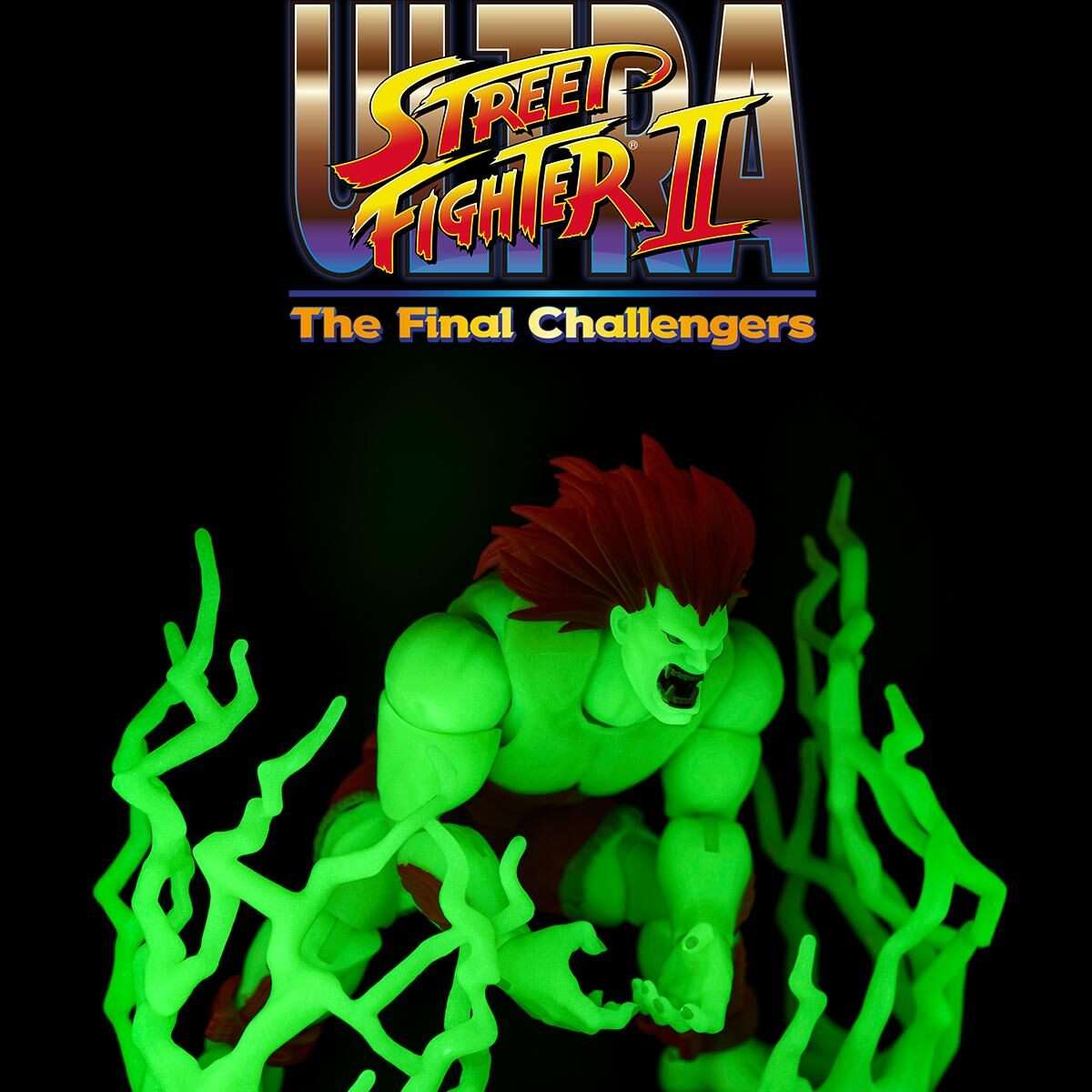 Street Fighter Ultra Ii Blanka Player 2 Glow In The Dark Action Figura Edizione Limitata Action Figura Jada Toys