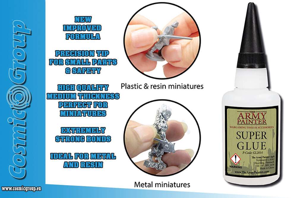 SUPER GLUE NEW FORMULA ACCESSORI PER MODELLISMO ARMY PAINTER