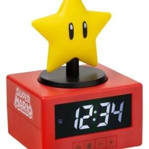 Super Mario Icon Alarm Clock Super Star 15 Cm Paladone Products