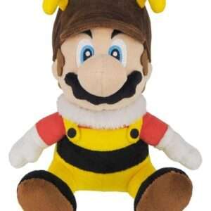 Super Mario Plush Figure Bee Mario 18 Cm Sanei