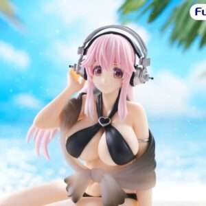 SUPER SONICO SWIMSUIT BLACK COLOR NOODLE STOPPER Figura FURYU