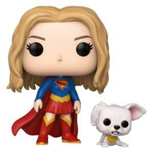 Supergirl (2026) Pop! Heroes Vinile Figura Supergirl Con Puppy Krypto 9 Cm Funko