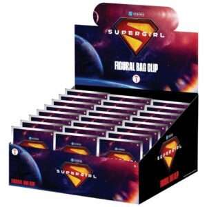 Supergirl 3d Foam Bag Clips Serie 1 Con Figure Int.