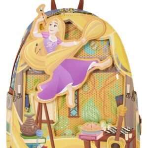 Tangled By Loungefly Mini Backpack Rapunzel Painting Loungefly