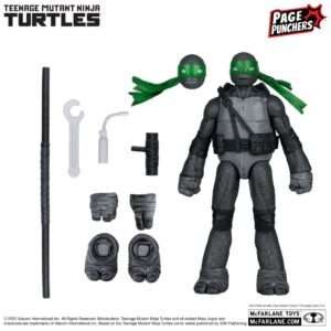 Tartarughe Ninja 5"" Donatello Fig W/comics Bw&g Var Action Figura Mcfarlane Toys 2025