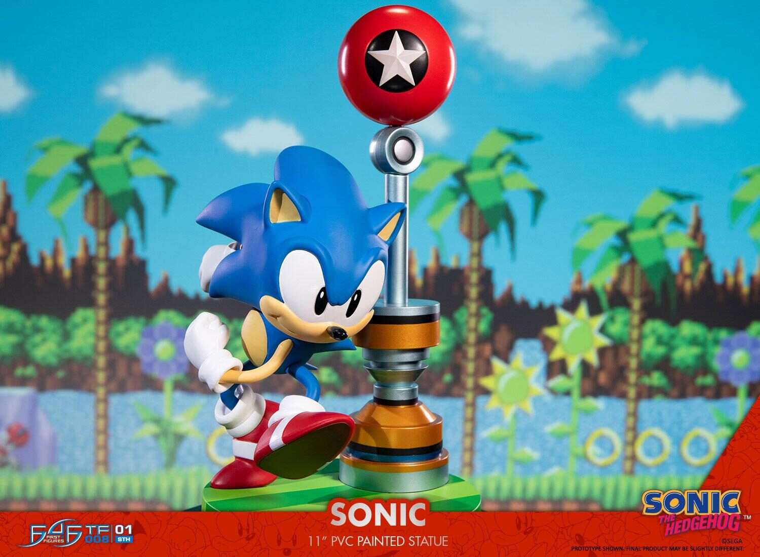 The Sonic Statua Sonic Il Riccio 28 cm Figura Pvc First4figures