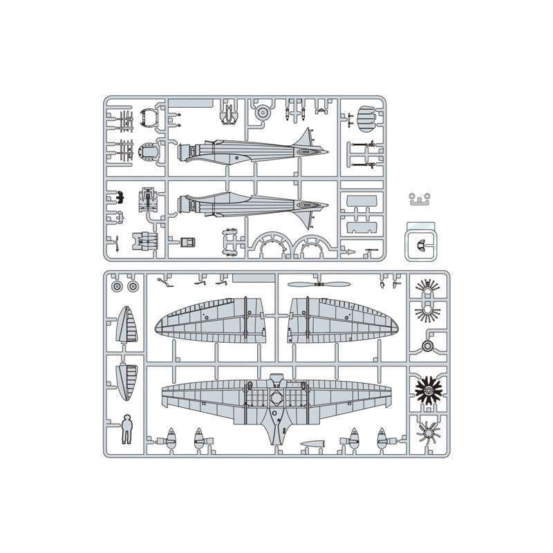 THE WIND RISES TYPE 9 PROT FIGHT 1/48 MK Model Kit Studio Ghibli