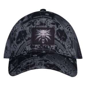The Witcher Baseball Logo Black Difuzed