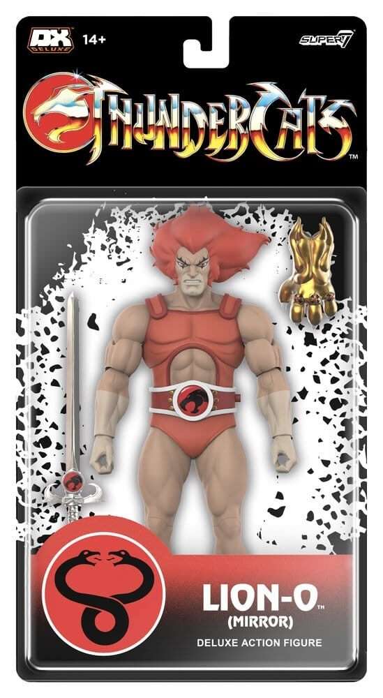 Thundercats Deluxe Action Figura Wave 04 Lion-o (mirror) Super7
