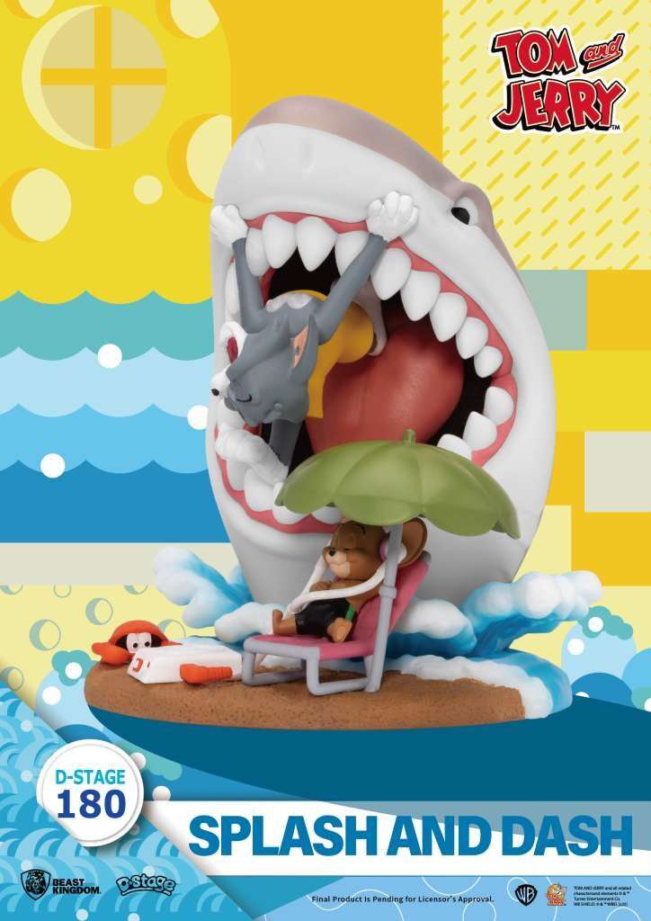 TOM & JERRY SPLASH & DASH D-STAGE Figura Beast Kingdom