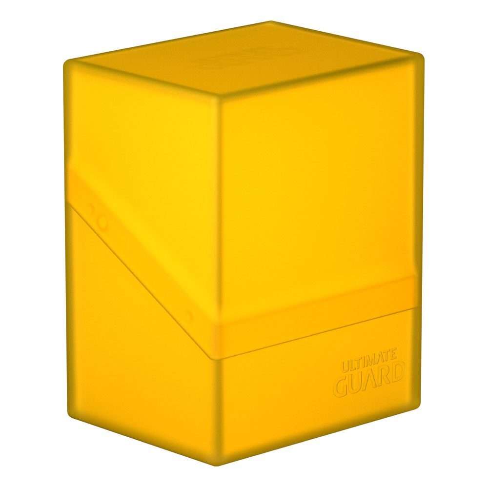 Ultimate Guard Boulder Deck Case 80+ Standard Size Amber Ultimate Guard