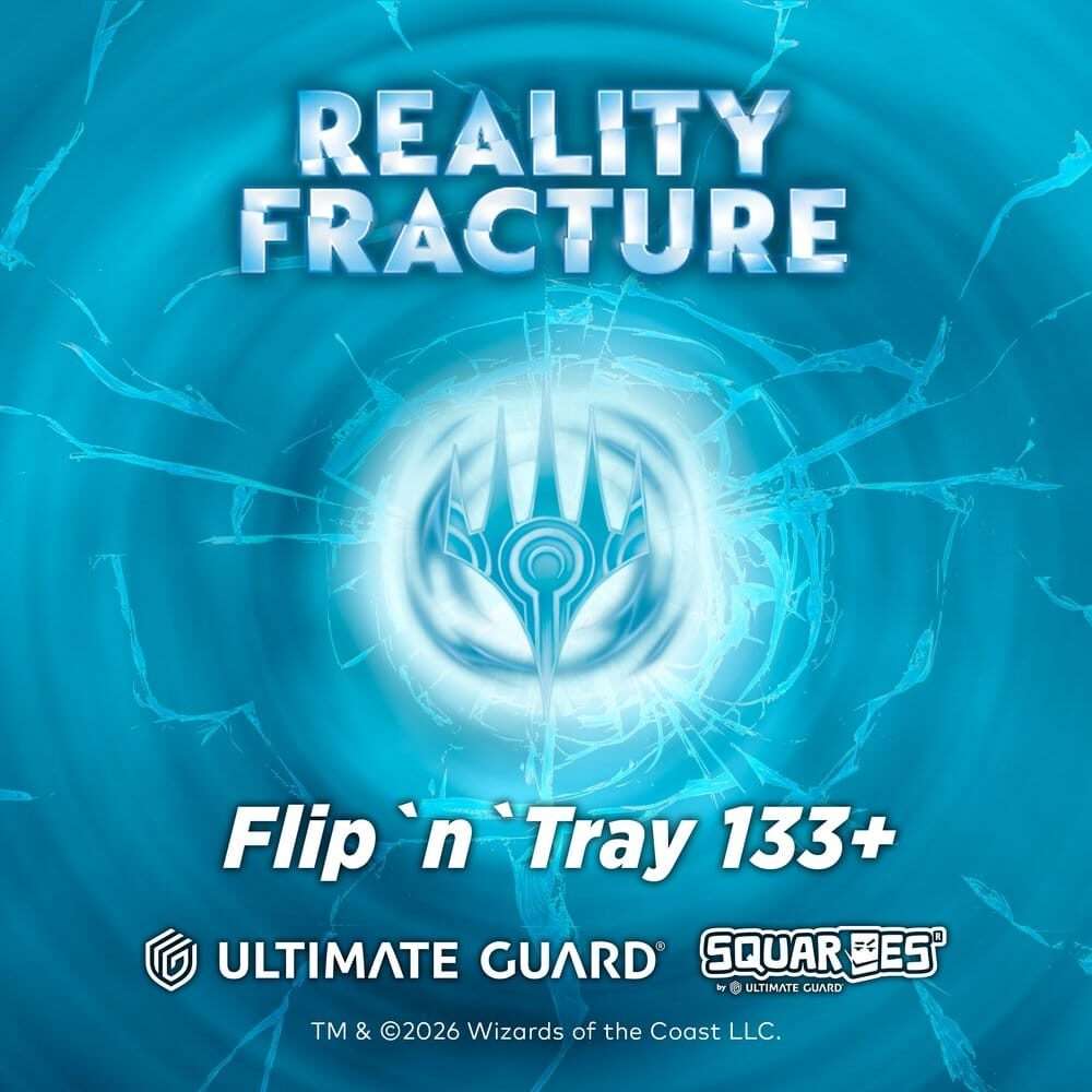 Ultimate Guard Flip'n'Tray 133+ Xenoskin Magic: The Gathering "Reality Fracture" - Blue Uncommon / Green Uncommon Ultimate Guard