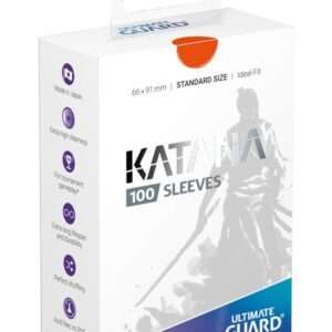 Ultimate Guard Katana Sleeves Standard Size Orange (100) Ultimate Guard