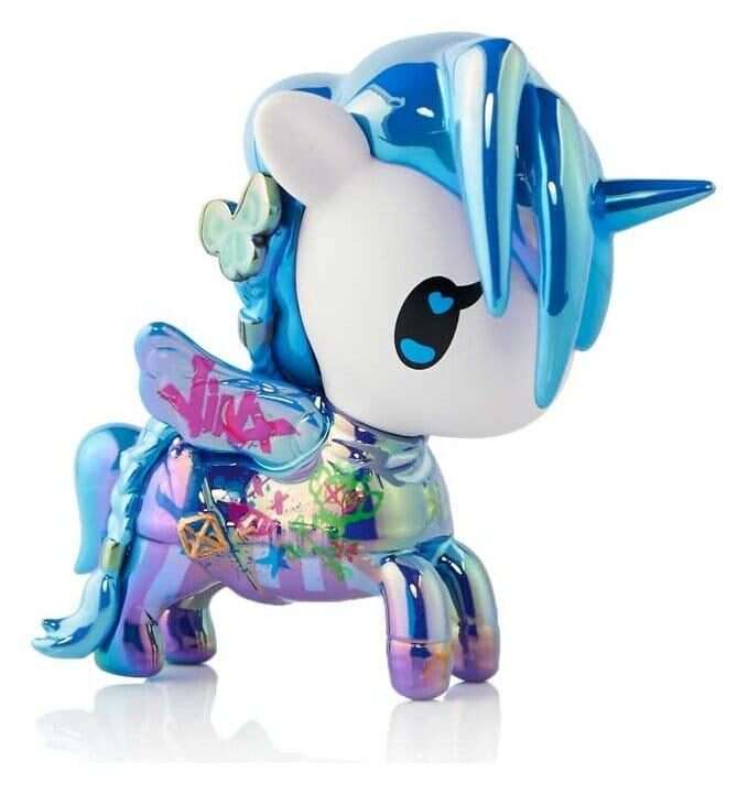 Unicorno X Arcane Window Box Figura Blue Mayhem (special Edition) 7 Cm Tokidoki