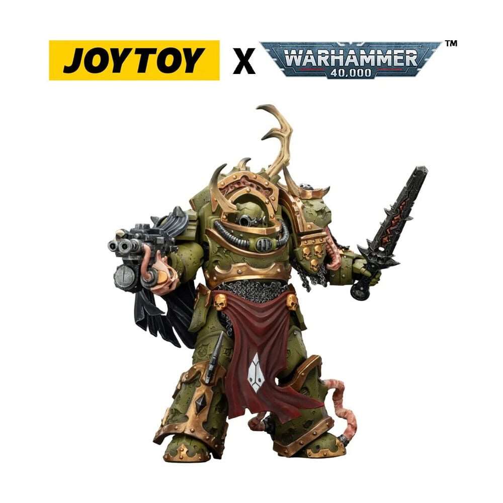 Warhammer 40,000 Action Figura Death Guard Blightlord Terminator 3 Con Combi-bolter E Bubotic Blade 14 Cm Joy Toy (cn)