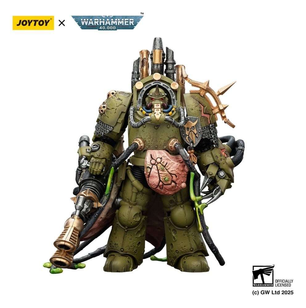 Warhammer 40,000 Action Figura Death Guard Lord Of Virulence Con Power Fist E Twin Plague Spewer 14 Cm Joy Toy (cn)
