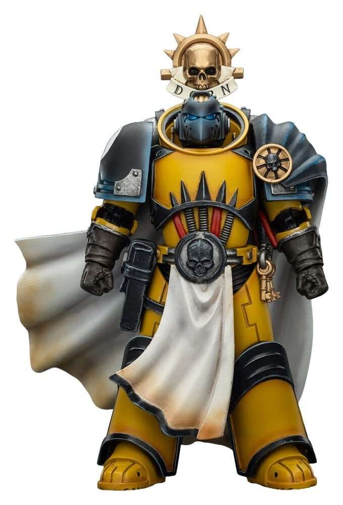 Warhammer Imperial Fists Action Figura Librarian Consulwith Force Axe E Bolt Pistol 12 Cm Joy Toy (cn)