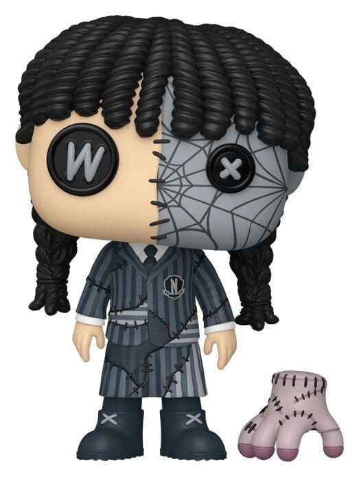 Wednesday POP! Televison Vinyl Figure Patchwork: Wednesday With Thing 9 Cm Funko