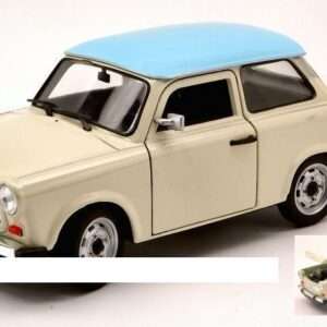 Welly We0216 Trabant 601 Beige/Azzurra 1:24 Modellino