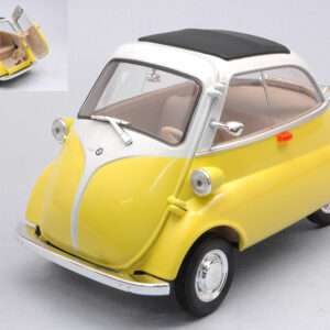 WELLY WE24096Y BMW ISETTA 250 YELLOW/WHITE 1:18 Modellino