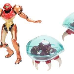World Of Nintendo Metroid Mini Figura 3-pack Samus Bounty Hunter 6 Cm Jakks Pacific
