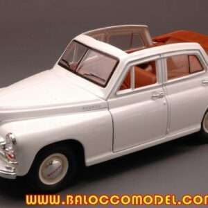 Yat Ming YM24215W GAZ M20 POBEDA (VITTORIA) LANDAULETTE 1946-58 WHITE 1:24 Modellino