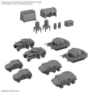 30MM OP PT SET 24 MULTI OBJECT 1 1/144 Model Kit Bandai Model Kit Gunpla