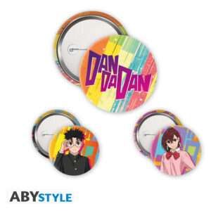 Dan Da Dan 3 Spille Distintivo Momo & Okarun Abystyle