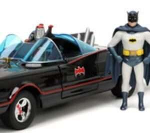 DC Comics Diecast Model 1/24 Batman 1966 Classic Batmobile Deluxe Jada Toys